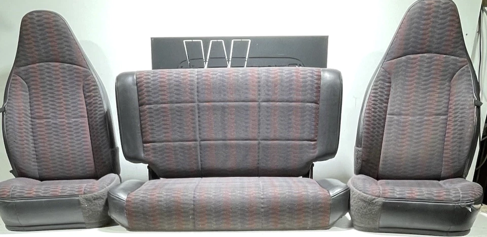 Asientos delanteros para conductor y pasajero AGATE gris Pueblo con Jeep TJ Wrangler 97-02 Foto 2 de 4