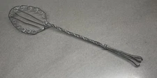 Antique Primitive Twisted Wire Skimmer Strainer Spoon Kitchen Tool