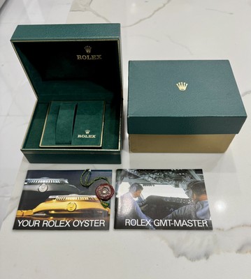 Rolex GMT Master 16750 Watch Box Booklets Complete SET Vintage 80s VERY RARE