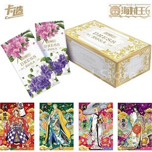 One Piece Trading Card Premium Booster Box Anime CCG Dress Rosa Set