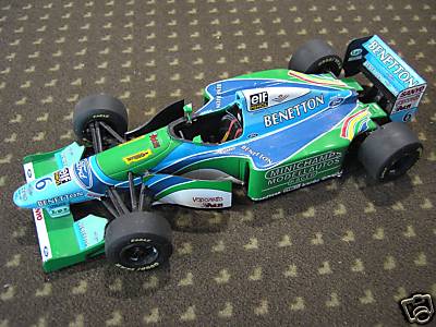 Jos Verstappen Benetton Ford B194 n° 6 10ème GP 1994 F1 1/12 Minichamps 127941206