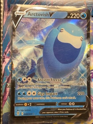 Pokemon Evolving skies - Arctovish V (EVS 048) ENG