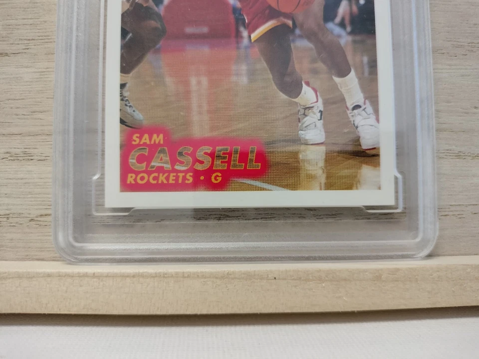 Tarjeta de baloncesto Fleer Sam Cassell 1993-94 # 293 Foto 3 de 4