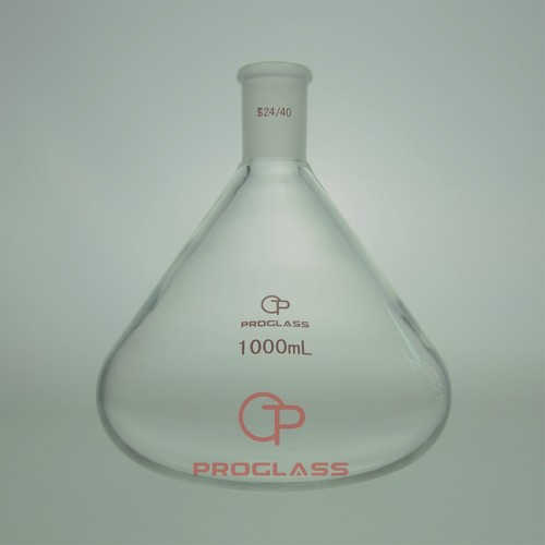 Lab Glass Evaporation Flask Big Bottom - Picture 2 of 4