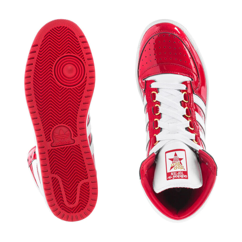 FZ6193] Adidas Men's Authentic Top Ten RB Red White Sneakers
