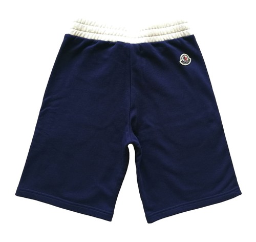 MONCLER junior pantaloni della tuta da bambino 8H70420 blu in cotone - Picture 4 of 4