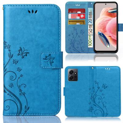 Handy Tasche für Xiaomi Redmi Note 12 4G Schutzhülle Wallet Etui Klapp Hülle