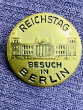 WWII German Parliament Visitor Badge