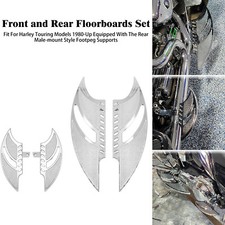 Pedane pedane pianale passeggero guidatore cromato per Harley Softail Fat Boy Deluxe