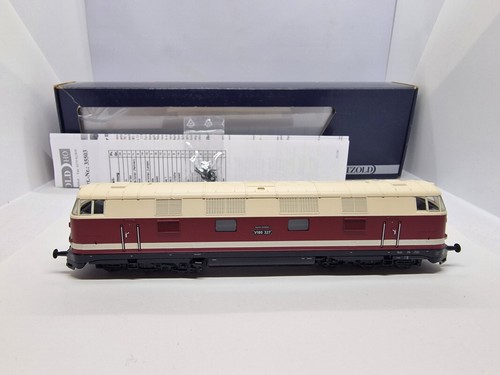 Gützold H0 35503 Diesellok DC V180 327 DR Top in OVP G075 | Zustand: Gebraucht