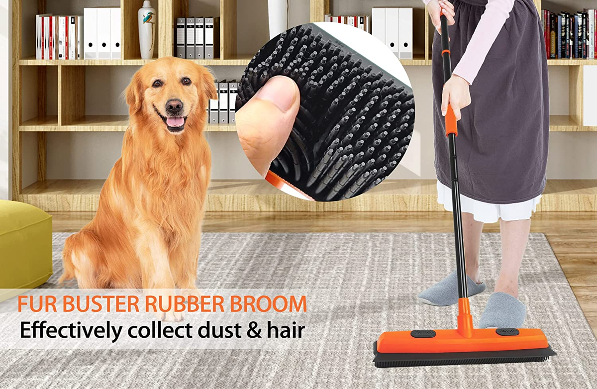 Mop Best Way To Clean Dog Hair Off Tile Floors Rubber Broom Carpet