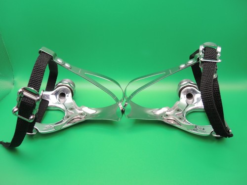 SHIMANO DURA ACE AX PEDALS 1981 DYNA DRIVE REBUILT + MACHINE POLISHED EXCELLENT - Picture 2 of 14