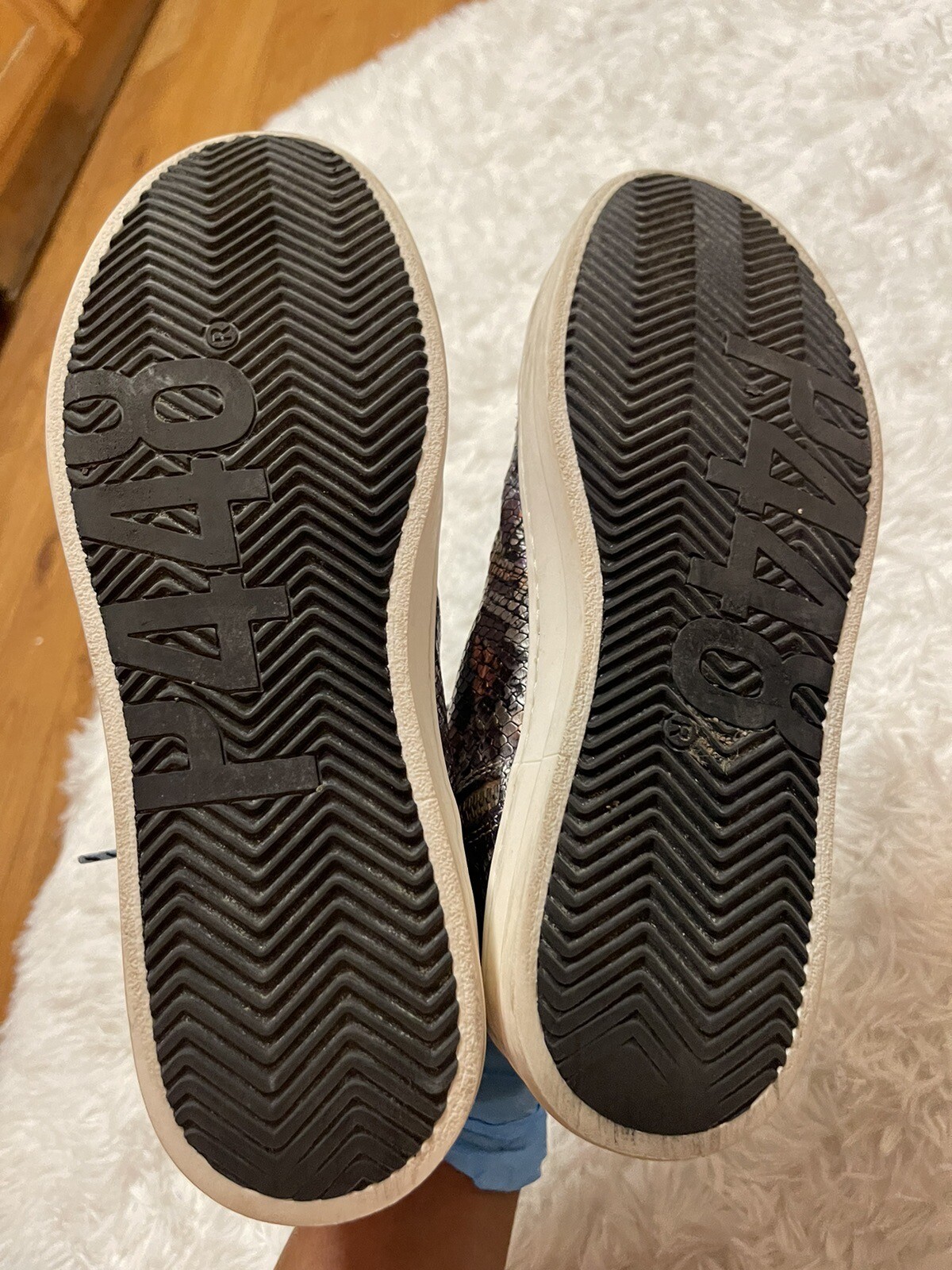 P448 Python Metallic Leather High Top Sneakers - image 21