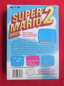 Super Mario Bros. 2 (Nintendo NES, 1988) CIB Complete Tested & Working!