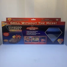 Spark Innovators Diamond Gourmet Grill & Bake Mats - Set of 2 - As Seen on TV