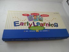Early Learning 78 FLASHCARD PUZZLES Set ABC, OPPOSITES  NUMBERS by Spicebox