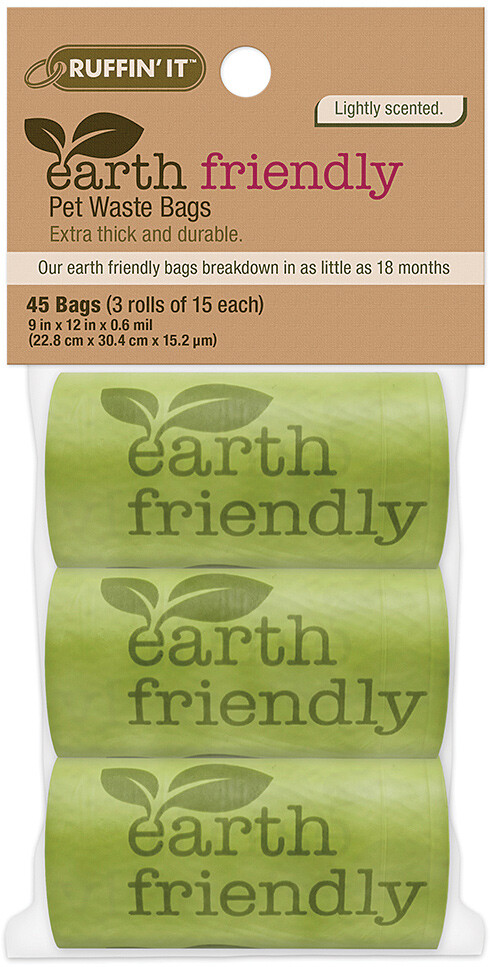 Пакеты для мусора Ruffin It Earth Friendly 8pk + Набор для оказания первой помощи собакам и ухода за ними