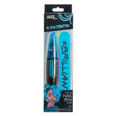 Just Be You Dual Tip Nail Pen and File from Little Folks - Brilliant