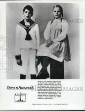 1982 Press Photo Bertil Guve & Pernilla Allwin star in "Fanny & Alexander"