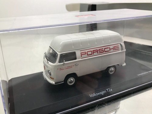 SCHUCO 03491 VOLKSWAGEN VW T2A KASTEN HOCHDACH PORSCHE VAN -1:43- GOOD IN BOX - Imagen 3 de 7