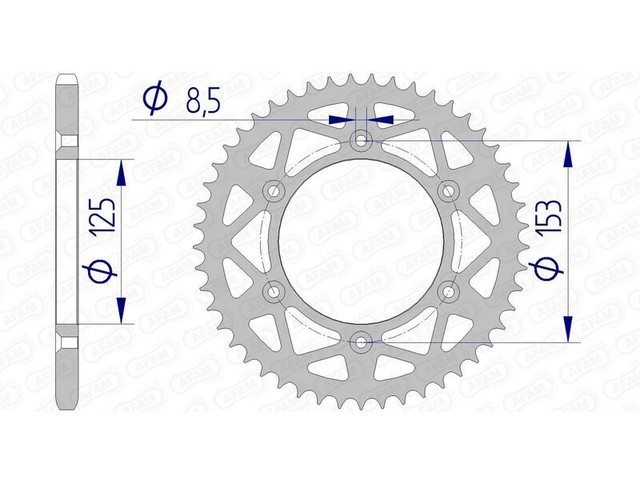 AFAM Corona aluminio ultraligera 11212 - 520 AFAM Corona aluminio ultraligera 11212 - 520