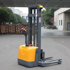 APOLLOLIFT 3300lb Full Electric Pallet Forklift 130"Lift Walkie Straddle Stacker