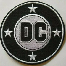 DC Comics~Embroidered Patch~4 1/4" Round~Collect~Iron or Sew On