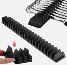 20 Slots Magnetic Modular Wrench Organizer Compact Tool Storage Slots hold Tools