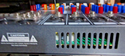 8 Channel Mixer Ammoon Stage 80S USB MP3 Portable w Mic and Cables