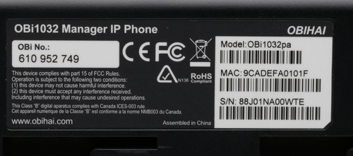 Obihai OBi1032 12 Line Duplex VoIP SIP Speaker Phone HD Voice - PHONE BASE ONLY - Afbeelding 3 van 3