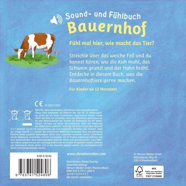 Thumbnail - Sound- Und Fühlbuch Bauernhof (mit 6 Sounds Und Fühlelementen) Svenja