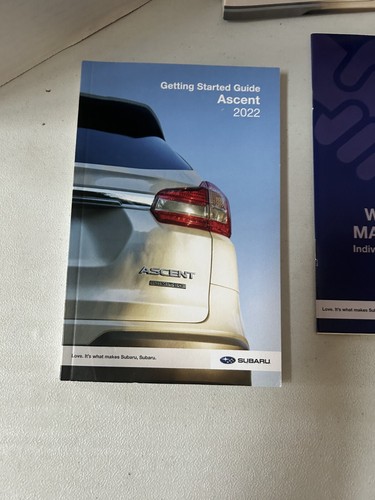 2022 SUBARU ASCENT OWNERS MANUAL BOOK SET WITH CASE FREE SHIPPING - Picture 6 of 10