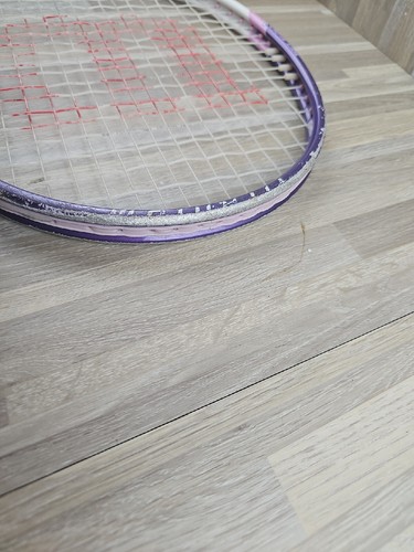 Raqueta de tenis para mujer Wilson Triumph Soft Shock 3 titanio ~ púrpura - Imagen 10 de 21