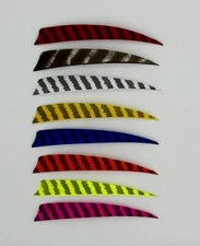 Stickbow Supplies Shield Cut - Left/Right Wing - 4 & 5 inch - Barred Feathers