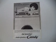 advertising Pubblicità 1967 LAVATRICE CANDY
