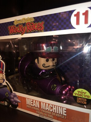 SDCC 2015 FUNKO POP RIDES MEAN MACHINE WACKY RACES METALLIC DICK
