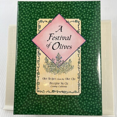 Festival of Olives Cookbook Beta Sigma Phi Preceptor Nu Chi Corning 1996 Ring