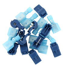 100pairs Quick Splice Lock Wire Terminals Connectors Electrical Crimp Cable Snap