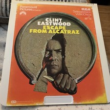 Escape From Alcatraz  CED RCA SelectaVision VideoDisc