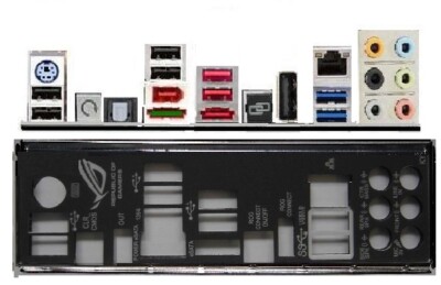 ATX Blende I/O shield Asus Rampage III 3 Formula io NEU #1066 backplate bracket