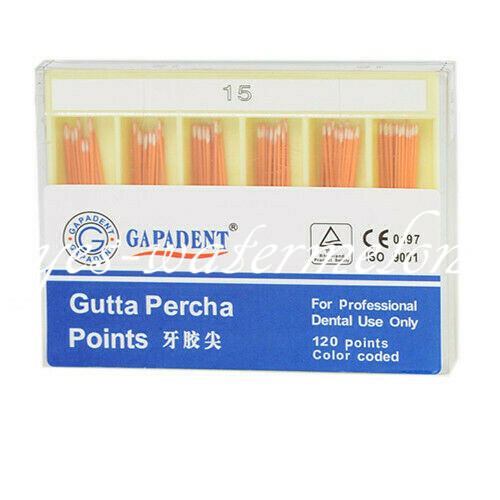 Dental Taper 0.02/0.04/0.06 Endodontic Root Canal 120 Points Gutta Percha Paper - Picture 25 of 53