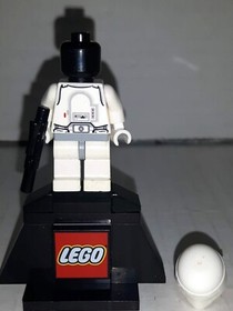 LEGO Star Wars ~ (sw0101) SNOWTROOPER w/Black Head Minifigure From Set (#4483)