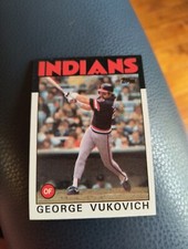 GEORGE VUKOVICH 1986 TOPPS #483 FREE SHIPPING 