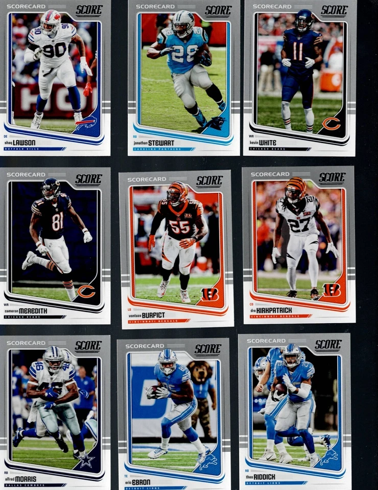 2018 SCORE FOOTBALL COMPLETE YOUR SET INSERTS BUY MORE SAVE MORE! - Image 3 of 4