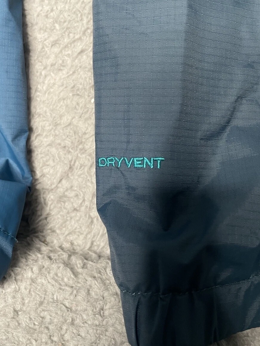 north-face dryvent rain wind hooded full zip jacket