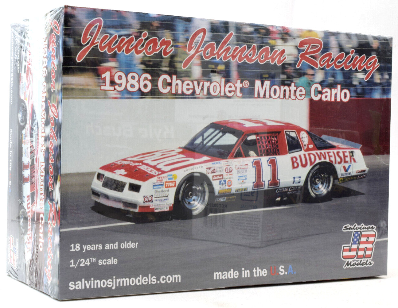 Salvinos JR Models Автомобильный комплект Budweiser Junior Johnson 86 Monte Carlo 1/24 модели