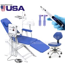Dental LED Portable Chair +Turbine Unit /Hygiene Prophy Handpiece /Dentist Stool