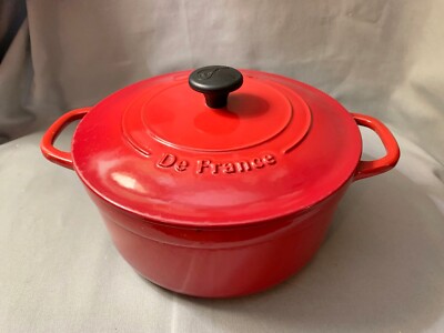 FONTIGNAC Cast Iron Red Enamel 10 1/4
