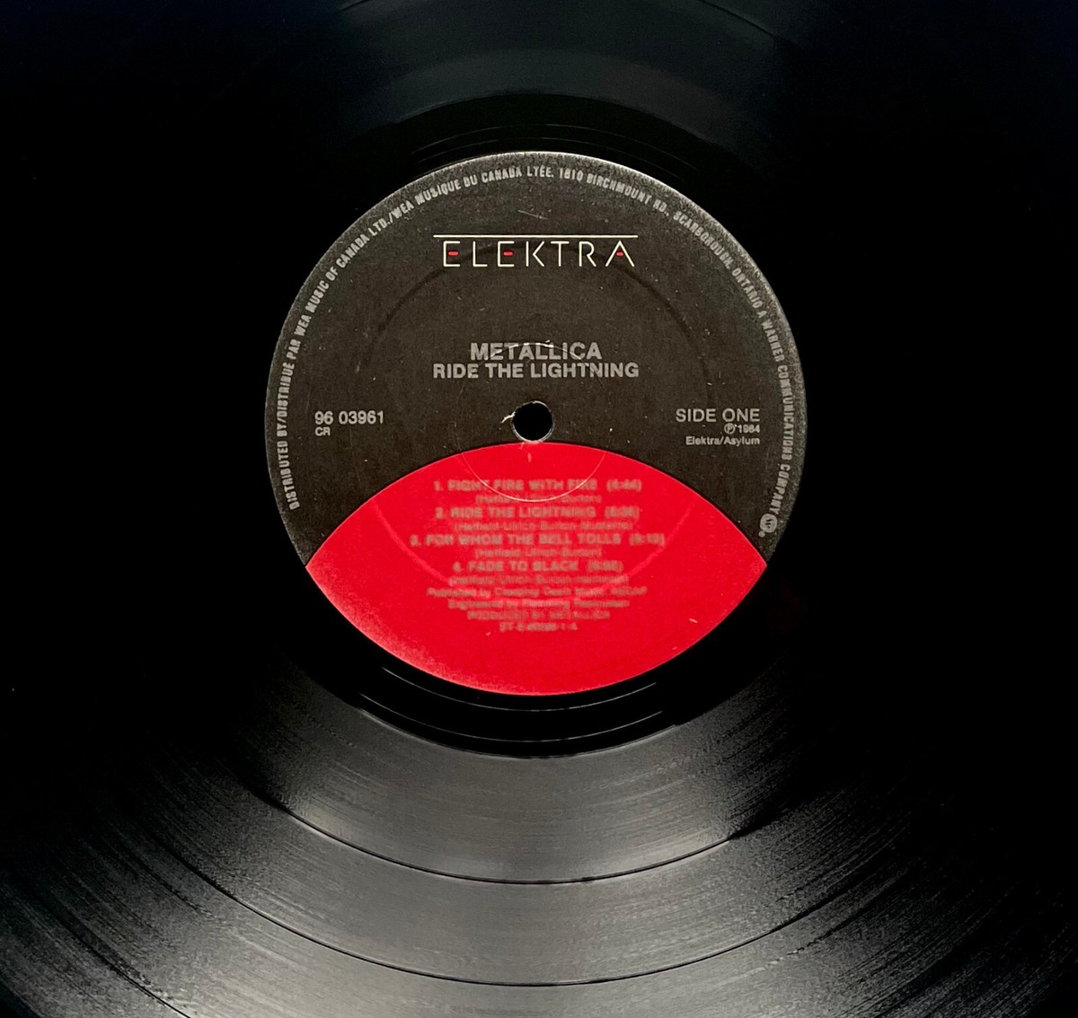 llica Ride The Lightning 日本盤アナログレコード Metallica – Ride The Lightning – Vinyl (LP, Album), 1984