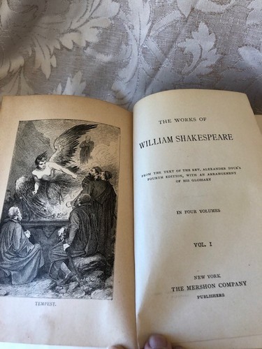 The Works of Shakespeare Vol 1 from Rev. Alexander Dyce's 4th Ed. 1885, Glossary - Foto 4 di 7
